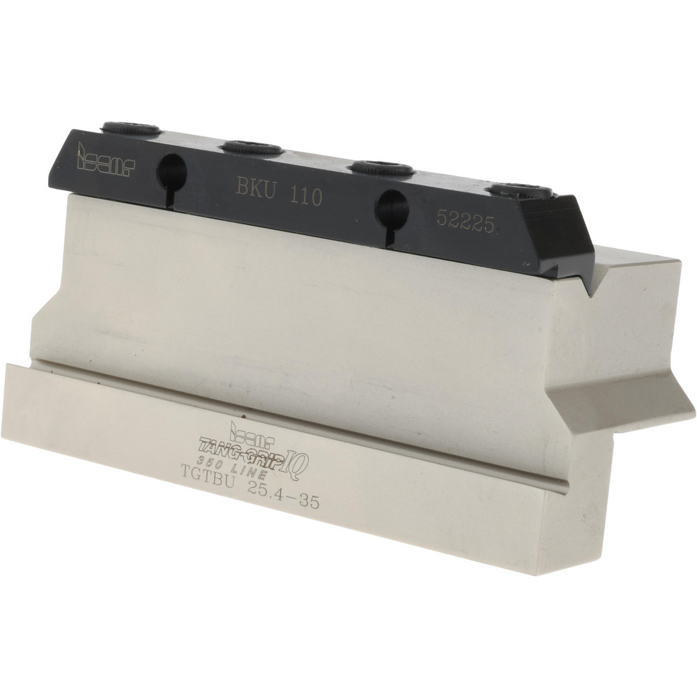 Iscar Tool Block Style TGTBU, 1.38" Blade Height, 4.331" OAL, 2.2"& OAH, Indexable Cutoff Blade Tool Block - 2302196