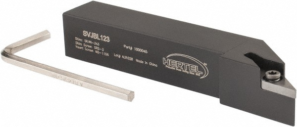 Widia Indexable Turning Toolholder: SVJBL123, 93.000 deg Lead Angle, Screw - 2951373