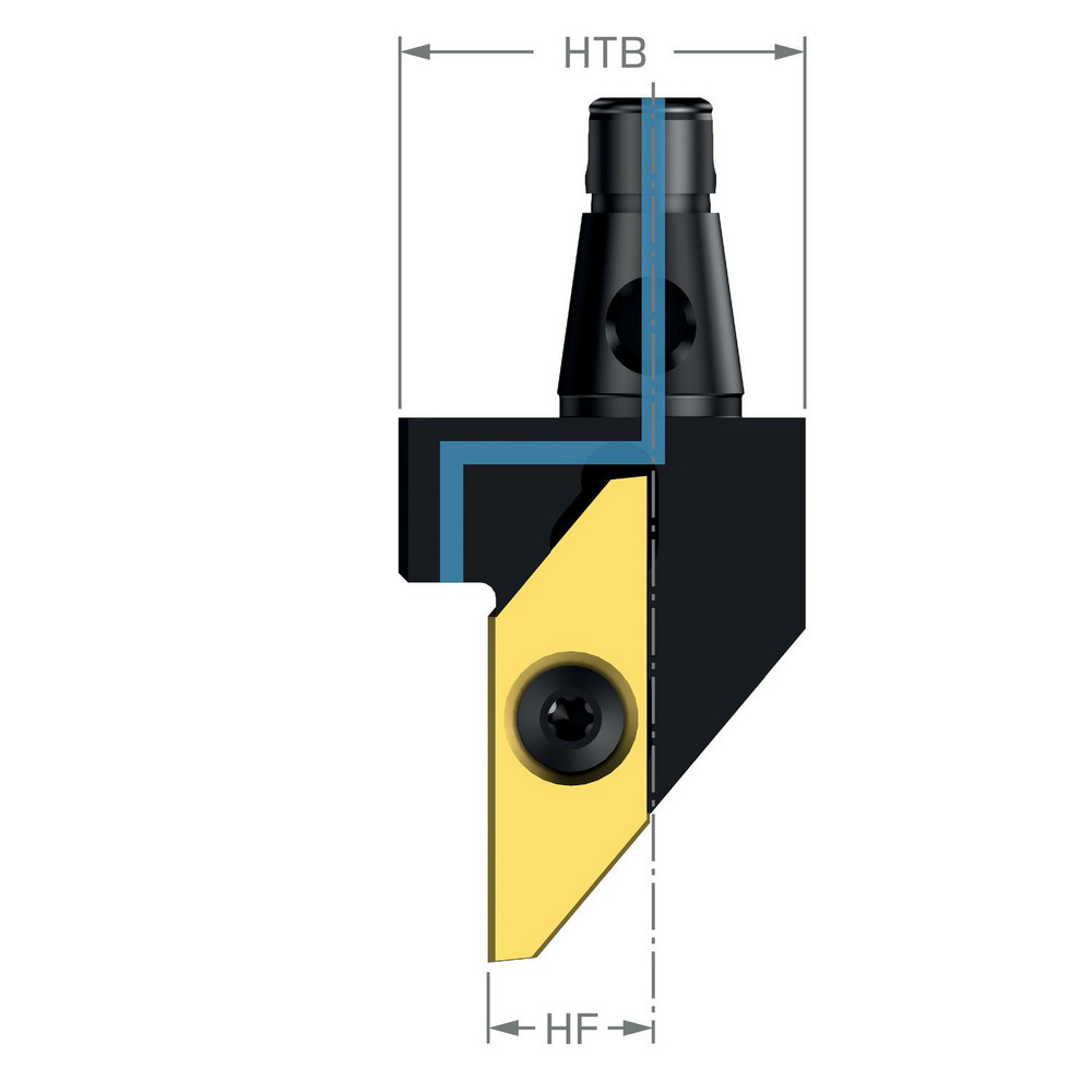 Sandvik Coromant Modular Cut-Off Cutting Unit Heads: QSM, 8.50 mm, 2.50 mm, Left Hand - 8608131