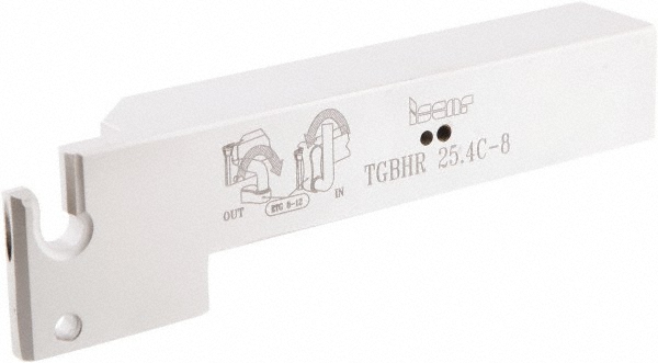 Iscar Indexable Grooving Toolholder: GHFGR 32-155-8, Internal or External, Right Hand, 510 mm Max Workpiece Dia - 2800226