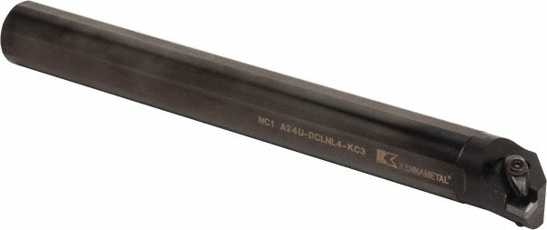 Tungaloy Indexable Boring Bar: A24-ACLNL4-D32, 2.0000" Min Bore, Left Hand, 95 deg Lead, Steel (Shank) - 6864799