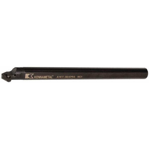 Kennametal Indexable Boring Bar: A16TSDXPR3, 33.02 mm Min Bore, Right Hand, 25.40 mm Shank Dia, -5 deg Lead, Steel - 1094687