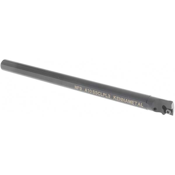 Kennametal Indexable Boring Bar: A10SCTLPL2, 19.56 mm Min Bore, Left Hand, 15.88 mm Shank Dia, -5 deg Lead, Steel - 3994022