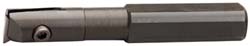 APT Indexable Boring Bar: TL 346 3/4X7, 1-1/16" Min Bore, 3/4" Shank Dia, Steel - TL346
