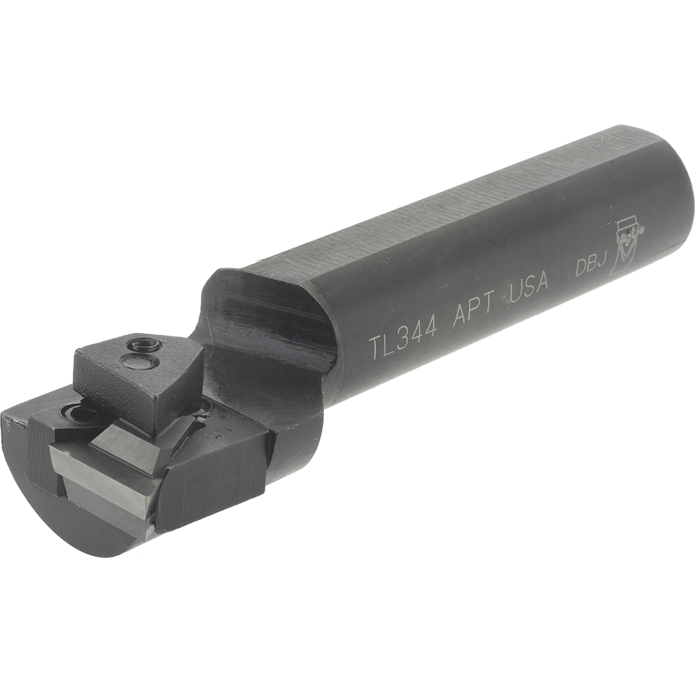 APT Indexable Boring Bar: TL 346 3/4X7, 1-1/16" Min Bore, 3/4" Shank Dia, Steel - TL346