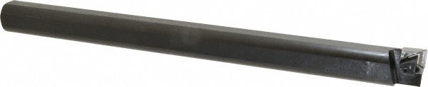 APT Indexable Boring Bar: TL128 1-1/4X15, 1-1/2" Min Bore, 1-1/4" Shank Dia, Steel - TL128