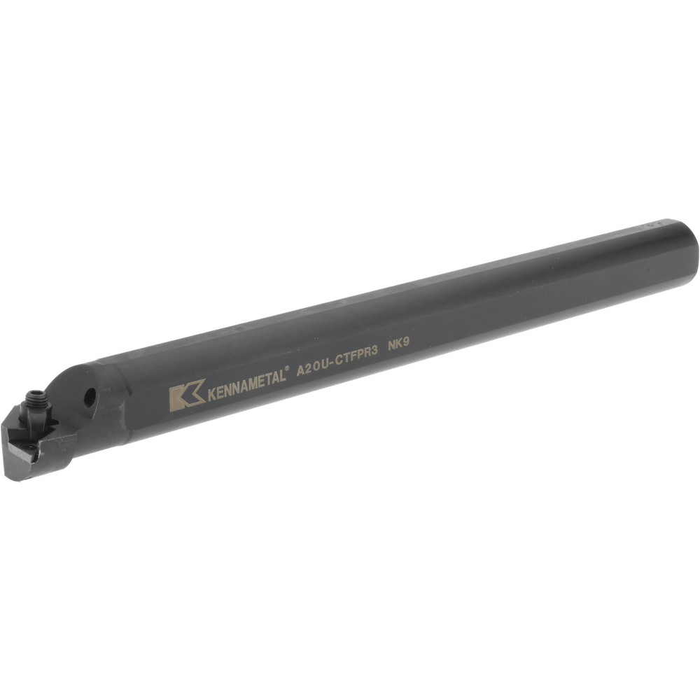 Widia Indexable Boring Bar: A20UMWLNR4, 1.4700" Min Bore, Right Hand, -5 deg Lead, Steel - 2951407