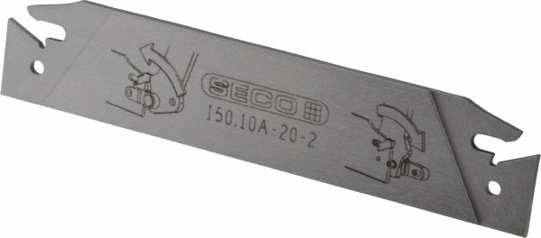 Seco 150.10A Double End Neutral Indexable Cutoff Blade - 02578579