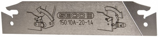Seco 150.10A Double End Neutral Indexable Cutoff Blade - 02578579