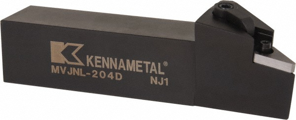 Kennametal Indexable Turning Toolholder: MVJNL204D, Clamp & Screw - 1096302