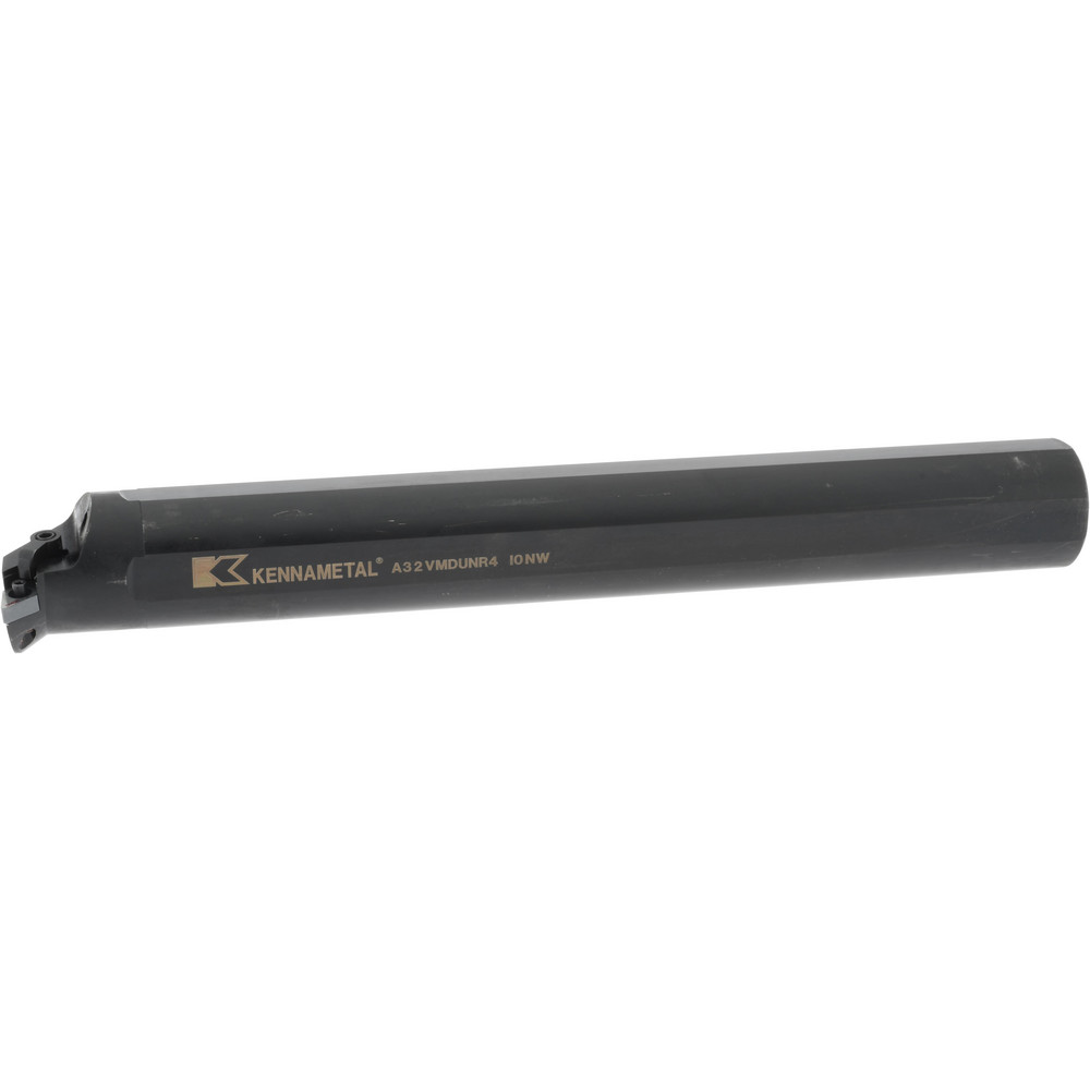 Kennametal Indexable Boring Bar: A28MDUNR4, 2.2500" Min Bore, Right Hand, -3 deg Lead, Steel - 1096449