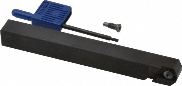 Kyocera Indexable Cutoff Toolholder: 6 mm Max Depth of Cut, 12 mm Max Workpiece Dia, Right Hand - THP06776