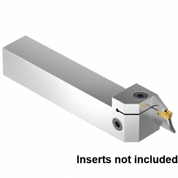 Kennametal Indexable Grooving-Cutoff Toolholder: EVSBL120416060075C, 4 to 4 mm Groove Width, 16 mm Max Depth of Cut, Left Hand - 6117356