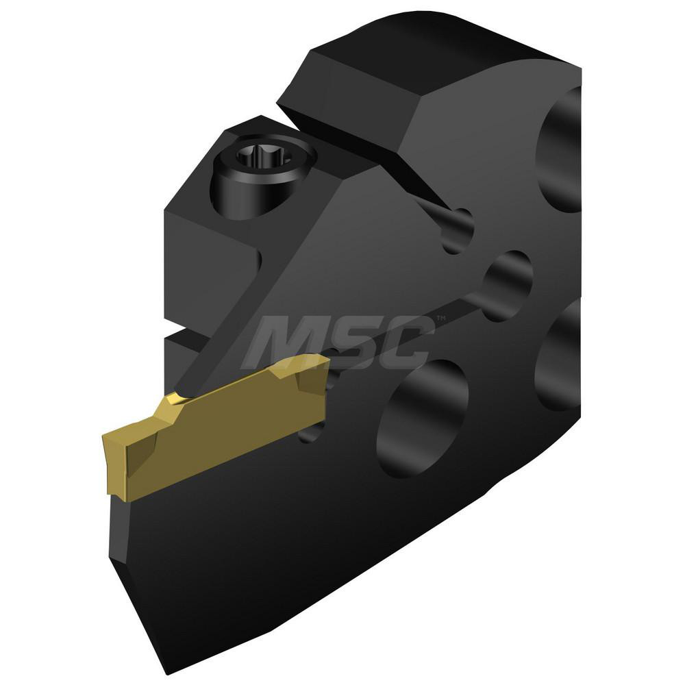Sandvik Coromant Modular Grooving Head: Right Hand, Cutting Head, System Size 25, Uses N123 Size F Inserts - 5764521