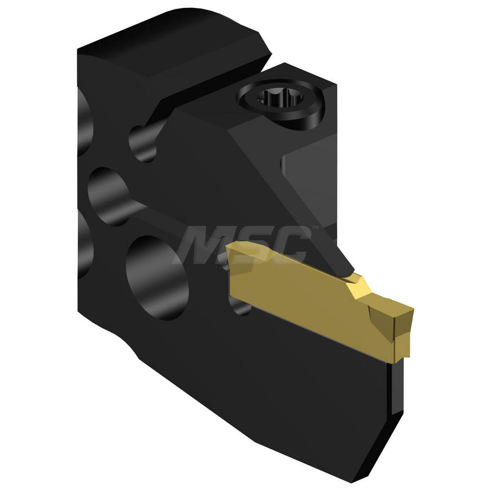 Sandvik Coromant Modular Grooving Head: Right Hand, Cutting Head, System Size 25, Uses N123 Size F Inserts - 5764521