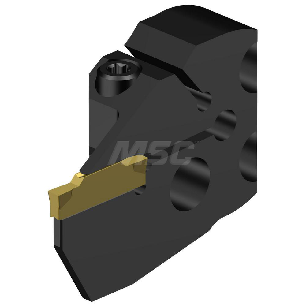 Sandvik Coromant Modular Grooving Head: Right Hand, Cutting Head, System Size 25, Uses N123 Size F Inserts - 5764521