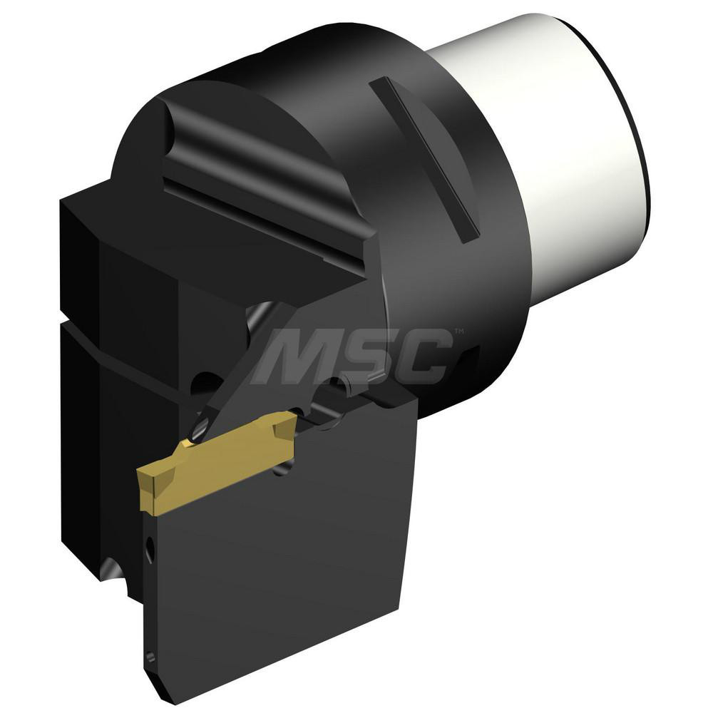 Sandvik Coromant Modular Grooving Head: Right Hand, Cutting Head, System Size 25, Uses N123 Size F Inserts - 5764521