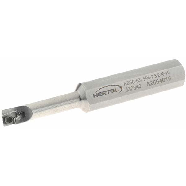 Tungaloy Indexable Boring Bar: E06-SDUCR2-D10, 5/8" Min Bore, 3/8" Shank Dia, 93 deg Lead, Solid Carbide - 6850438