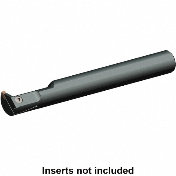 Kennametal Indexable Boring Bar: A16REVEML0410I, 1-1/4" Min Bore Dia, Left Hand Cut, 1" Shank Dia, Steel - 5954300