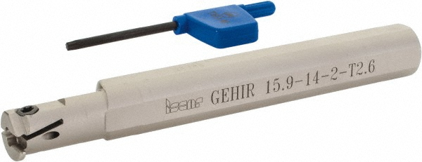 Iscar Indexable Grooving Toolholder:  GEHIMR 12.7-14, 0.0750" Max Groove Width - 2801192
