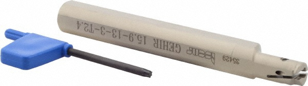 Iscar Indexable Grooving Toolholder:  GEHIMR 12.7-14, 0.0750" Max Groove Width - 2801192