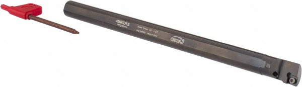 Kennametal Indexable Boring Bar: A08CTFPL2, 15.24 mm Min Bore, Left Hand, 12.70 mm Shank Dia, Steel - 1094875