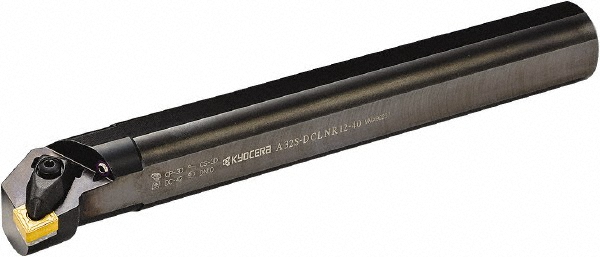 Kyocera Indexable Boring Bar: A20TDCLNR4, 1.5000" Min Bore, Right Hand, 5 deg Lead, Steel - OTM87664