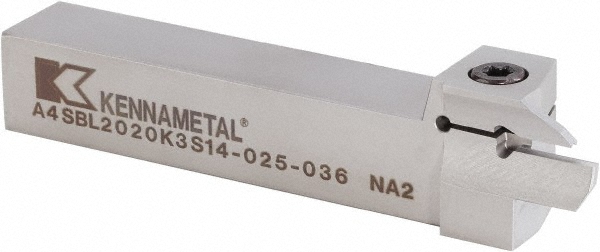 Sandvik Coromant Indexable Grooving Toolholder: LF123G12-1212B, Internal or External, Left Hand - 5733404