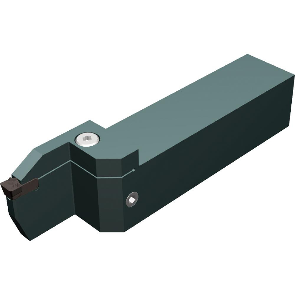 Widia Indexable Grooving-Cutoff Toolholder: WGCSML120322C, 0.1181 to 0.118" Groove Width, 0.866" Max Depth of Cut, Left Hand - 6461967