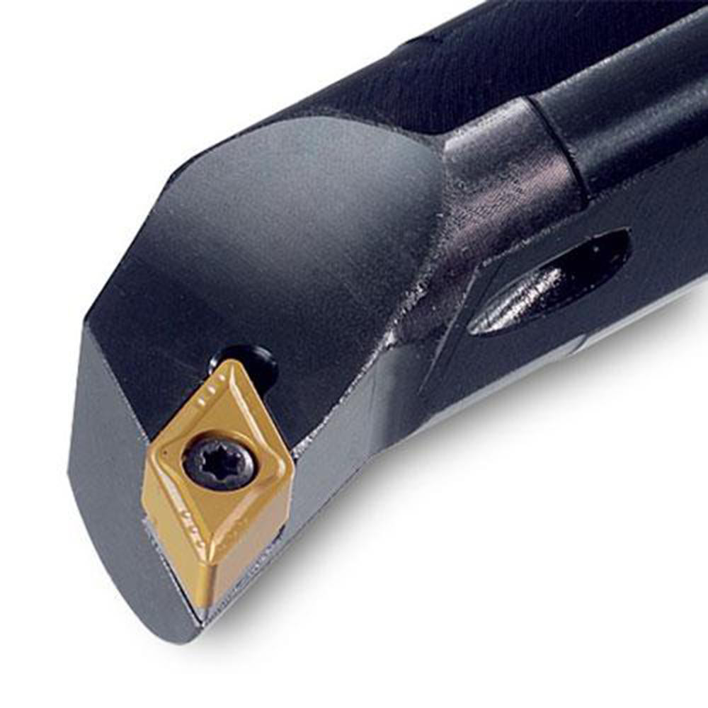 Ingersoll Cutting Tools Indexable Boring Bar: A12M-SDQNR-3, 1" Min Bore, 3/4" Shank Dia, 107.5 deg Lead, Steel - 3671619