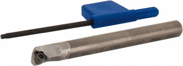Iscar Indexable Boring Bar: BBN 10-3, 0.7090" Min Bore, 95 deg Lead - 3601374