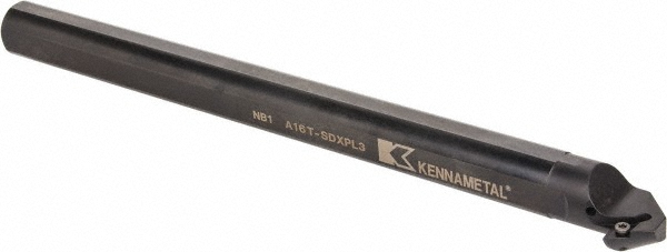Kennametal Indexable Boring Bar: A16TSDXPL3, 33.02 mm Min Bore, Left Hand, 25.40 mm Shank Dia, Steel - 1094688