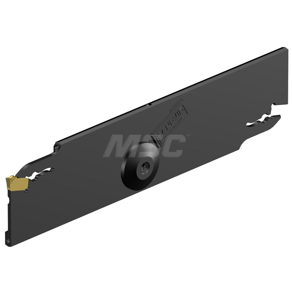Sandvik Coromant Indexable Cut-Off Blades; End Type: Double; Cutting Direction: Right Hand; Hand: Right Hand; Blade Height (mm): 25.90; Blade Height (Decimal Inch): 1.0197; Blade Width (Decimal Inch): 0.0984; Blade Width (mm): 2.50; Blade Overall Length (Decimal Inch): 4.3307; Blade Overall Length (mm): 110.00 - 6427718