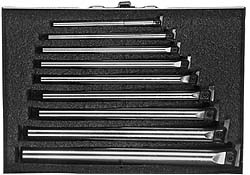 Everede Tool Indexable Boring Bar: .270 MINIBORE 5 DEG., 0.2700" Min Bore, Right Hand, 5 deg Lead, Solid Carbide (Shank) & Steel (Head) - 00253