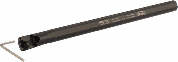 Kennametal Indexable Boring Bar: A16RCTFPR11, 20.00 mm Min Bore, Right Hand, 16.00 mm Shank Dia, Steel - 1886492