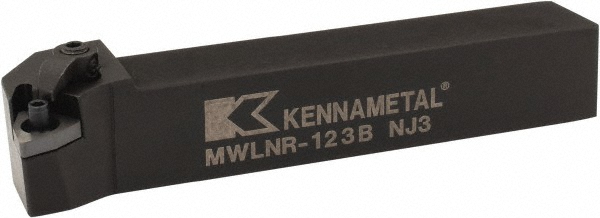 Kennametal Indexable Turning Toolholder: MWLNR124B, Clamp & Screw - 1095983