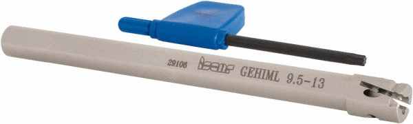 Iscar Indexable Grooving Toolholder: GEHIMR 9.5-13, Internal, Right Hand - 2801191