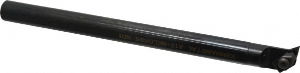 Iscar Indexable Boring Bar: HAI25C, 25 mm Min Bore Dia, Neutral Cut, 25 mm Shank Dia, Steel - 2500369
