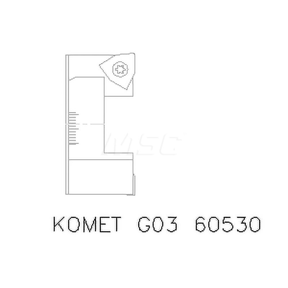 Sandvik Coromant Indexable Boring Cartridge: Right Hand, 1.9291" Min Dia - 5759606