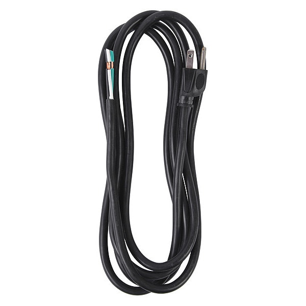 Bergen Industries Power Cord, 3-Wire, 13A, 9 ft, SJTW, 14/3 - PS913163