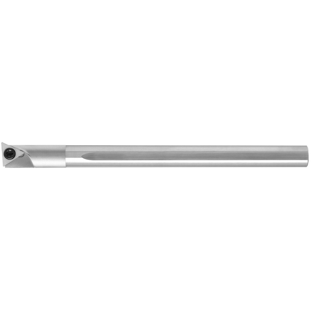 Scientific Cutting Tools Indexable Boring Bar: ACBT312F5R, 0.3630" Min Bore, Right Hand, 5 deg Lead, Solid Carbide (Shank) & Steel (Head) - ACBT312F5R