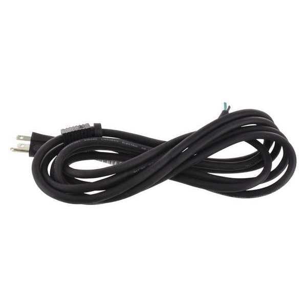 Zoro Select Power Cord, 5-15P, SJO, 6 ft., Blk, 13A, 16/3 - E3606