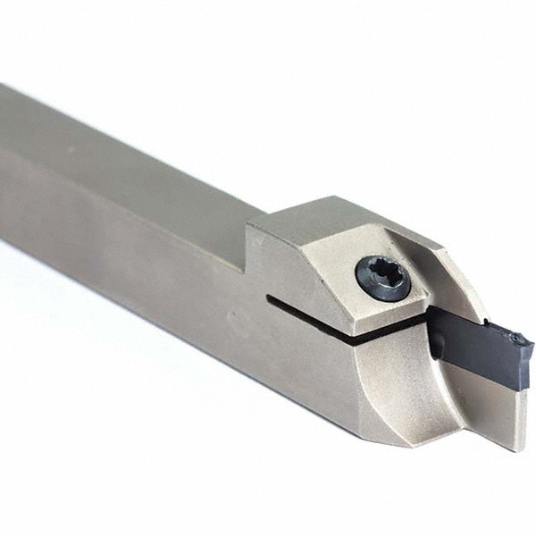 Arno Indexable Grooving-Cutoff Toolholder: HSA1616L-SA2402-26, 2.01 mm Min Groove Width, 13 mm Max Depth of Cut, Left Hand - 97382
