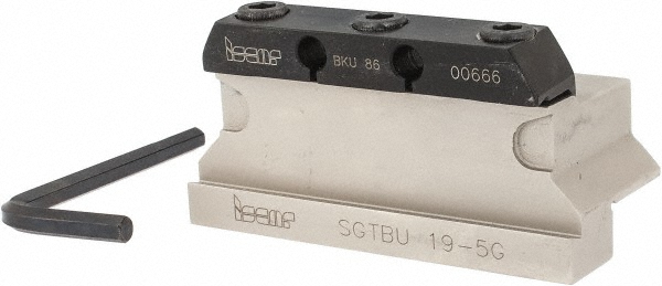 Walter Tool Block Style SBN, 26mm Blade Height, 3.54" OAL, Indexable Cutoff Blade Tool Block - 5051371