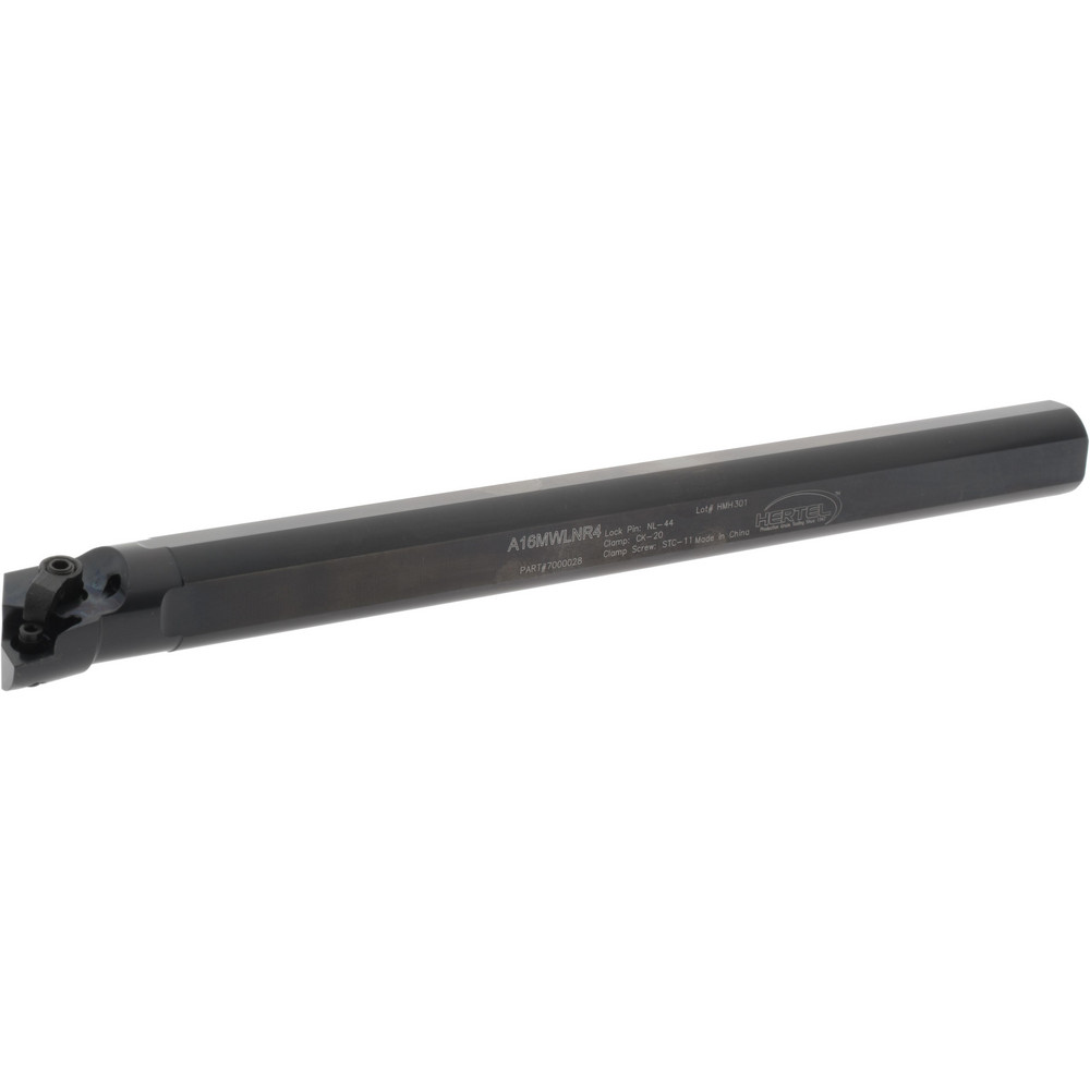 Iscar Indexable Boring Bar: S-MWLNR 16-4W, 1.2200" Min Bore, Right Hand, Steel - 3601361