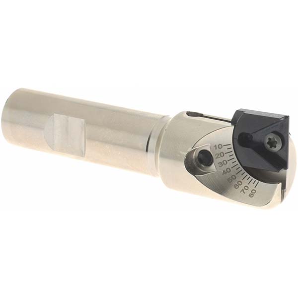 Tungaloy Indexable Boring Bar: A10-STUPR2.5-D14, 0.8750" Min Bore, Right Hand, 95 deg Lead, Steel (Shank) - 6850462