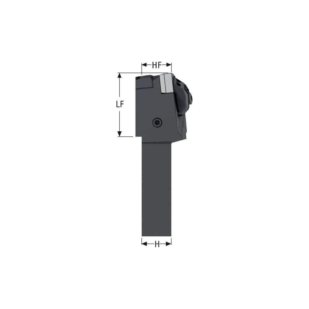 Seco Indexable Turning Toolholder: DCLNL-12-4XJETI, Clamp - 03282259