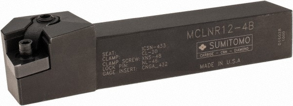 Seco Indexable Turning Toolholder: DCLNL-12-4XJETI, Clamp - 03282259