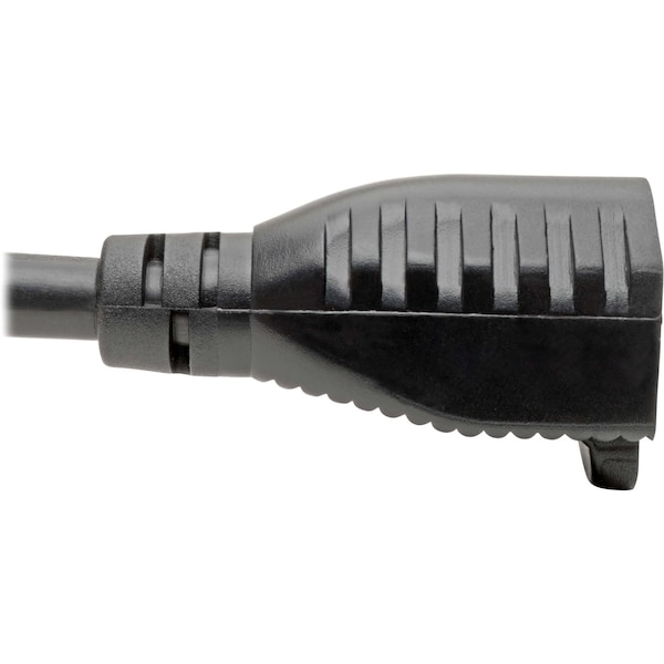 Tripp Lite Power Cord, HD, 5-15P, 5-15R, 15A, 14AWG, 1ft - P025-001