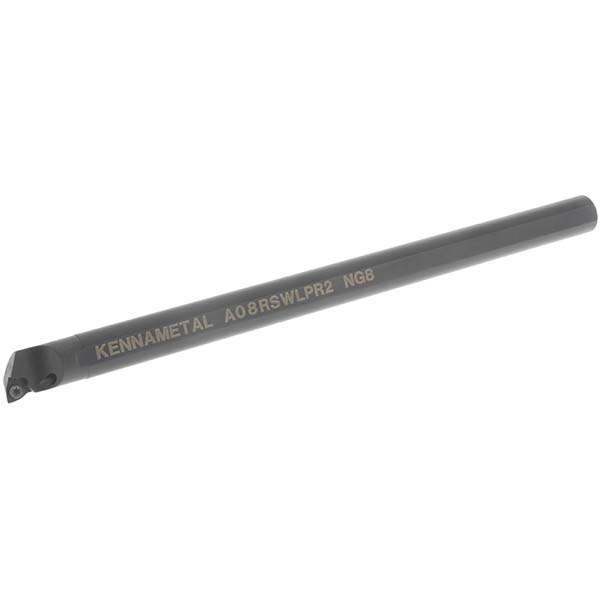 Kyocera Indexable Boring Bar: A08RSCLCR2, 15.24 mm Min Bore, Right Hand, Steel - OTM87671